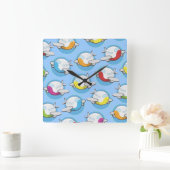 Toy Planes Vierkante Klok (Huis)