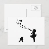 Toy Poodle Briefkaart (Voorkant / Achterkant)