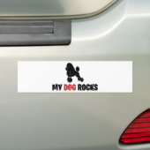 Toy Poodle Bumpersticker (Op auto)