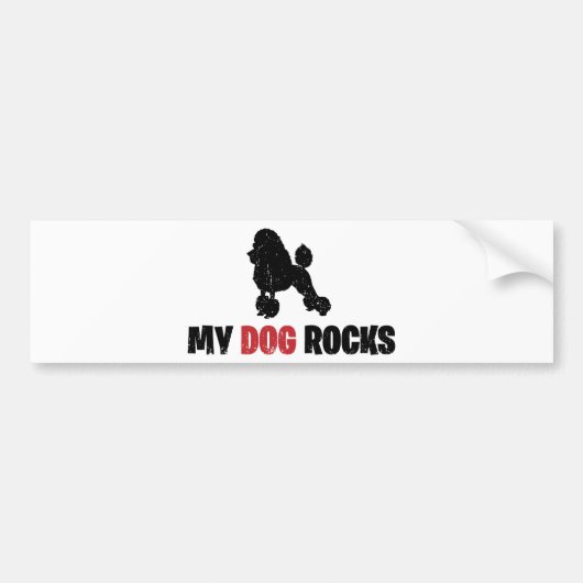 Toy Poodle Bumpersticker (Voorkant)