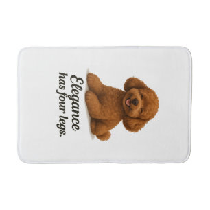 Toy Poodle – Elegantie Heeft Vier poten Badmat