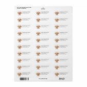 Toy Poodle Retouradreslabels Etiket (Full Sheet)