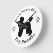 Toy Poodle Ronde Klok (Hoek)