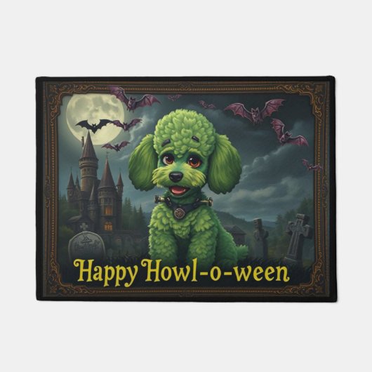 Toy Poodlestein Happy Howl-o-ween Deurmat (Voorkant)