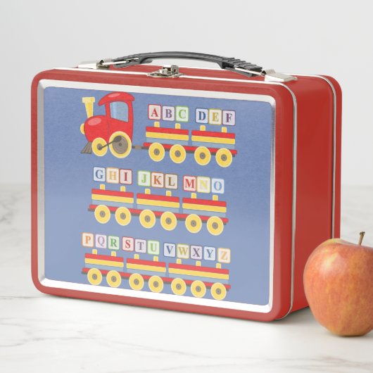 Toy Train Carrying Alphabet Blocks (In situ)