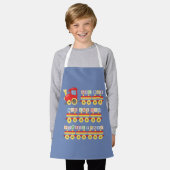 Toy Train Carrying Alphabet Blocks Schort (Gedragen)