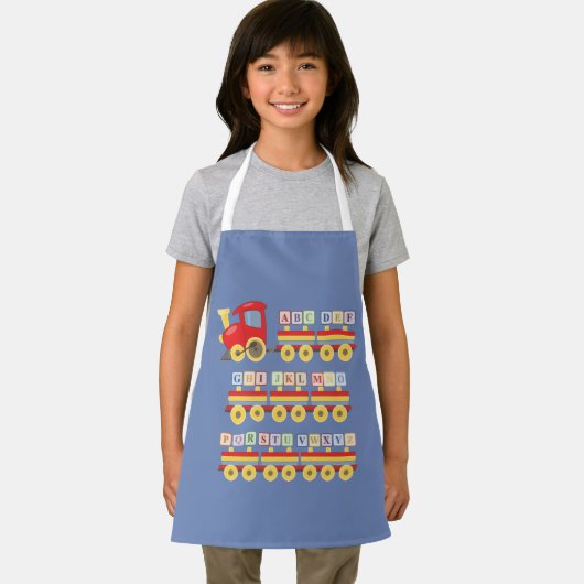 Toy Train Carrying Alphabet Blocks Schort (Insitu)