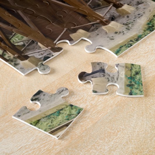 Toy Train Platform Water Tower Legpuzzel (Zijkant)