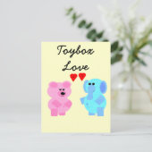 toybox-liefde briefkaart (Staand voorkant)