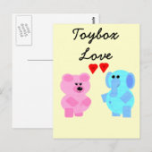 toybox-liefde briefkaart (Voorkant / Achterkant)