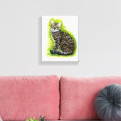 Toyger Canvas Afdruk (Insitu (Woonkamer))