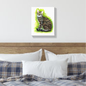 Toyger Canvas Afdruk (Insitu (Slaapkamer))