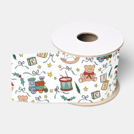 Toyland Classic Kerst Nostalgisch Speelgoed Grosgrain Lint