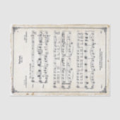 Toyland Sheet Music-kerstperkament Tissuepapier (Voorkant)