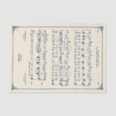  Toyland Sheet Music-kerstperkament Tissuepapier (Voorkant)