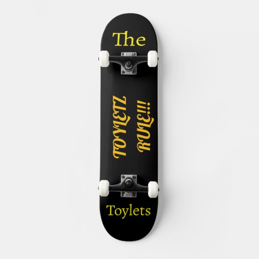 Toylets Persoonlijk Skateboard (Voorkant)