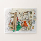 Toymaker Elf Mouse Puzzle Legpuzzel (Horizontaal)