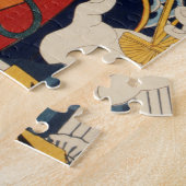 Toyohara Kunichika Portrait of a actor Legpuzzel (Zijkant)