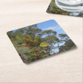 Toyons langs de Arroyo Seco Trail Kartonnen Onderzetters (Schuin)