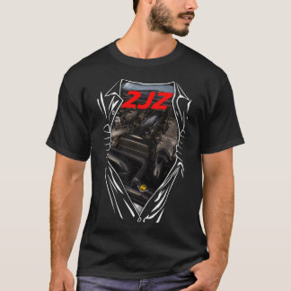 Toyota 2JZ Supra Engine Art GTE Horsepower T-shirt