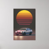 Toyota AE86 uit Initiaal-D Anime Canvas Afdruk (Voorkant)