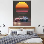 Toyota AE86 uit Initiaal-D Anime Canvas Afdruk (Insitu (Slaapkamer))
