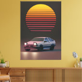 Toyota AE86 uit Initiaal-D Anime Canvas Afdruk (Insitu (Woonkamer))