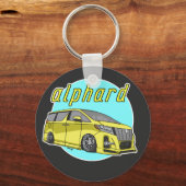 Toyota Alphard - Verlaagd Sleutelhanger (Voorkant)