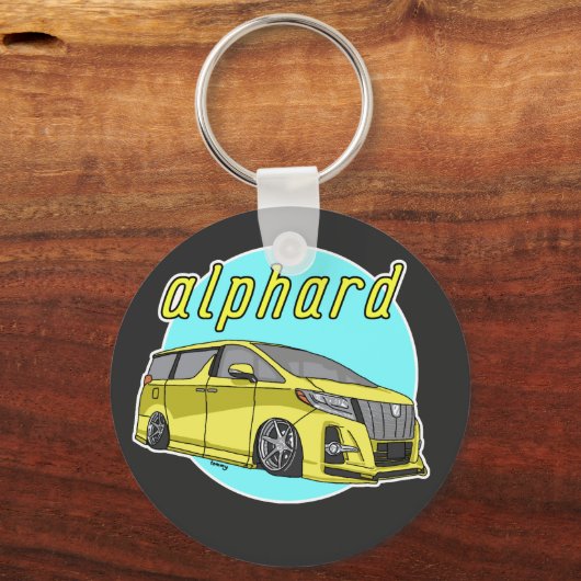 Toyota Alphard - Verlaagd Sleutelhanger (Voorkant)