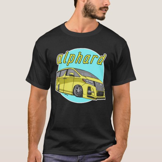 Toyota Alphard - Verlaagd T-shirt (Voorkant)