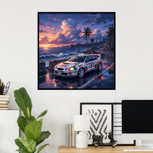 Toyota Celica GT-Four Poster (Thuiskantoor)