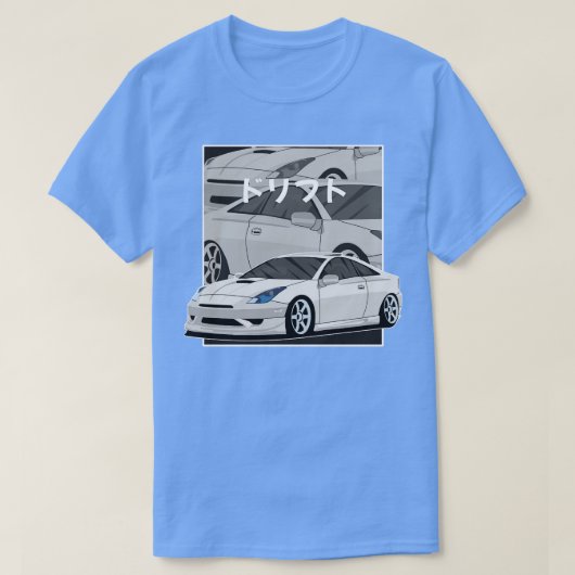 Toyota Celica GTS 1999 2002 T230 T-shirt (Design voorkant)