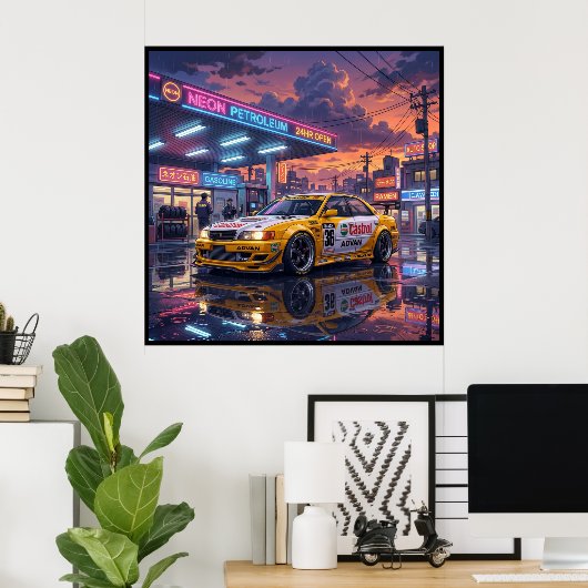 Toyota Chaser JTCC Poster (Thuiskantoor)