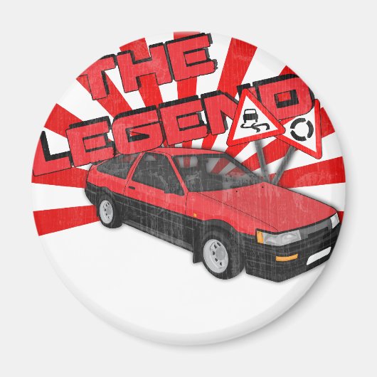 Toyota Corolla AE86 Magneet (Voorkant)