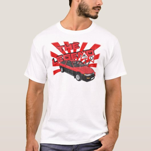 Toyota Corolla AE86 T-shirt (Voorkant)