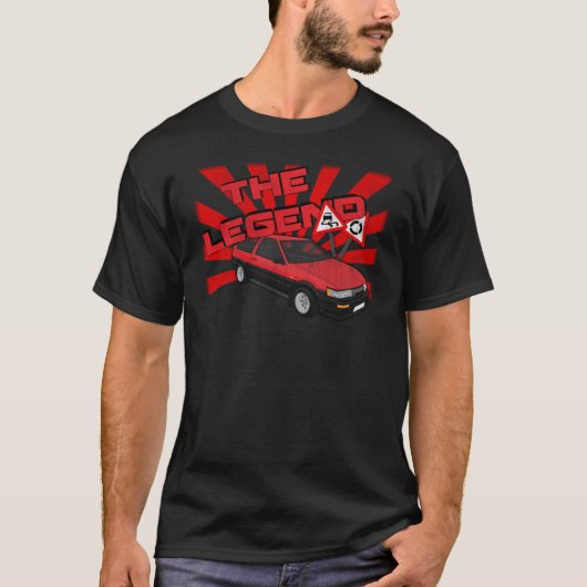 Toyota Corolla AE86 T-shirt (Voorkant)