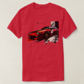 Toyota corolla AE 86 rood TShirt (Design voorkant)