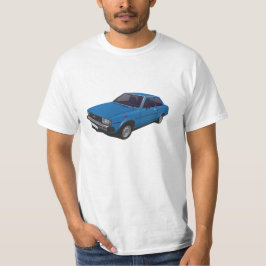 Toyota Corolla DX KE70 2-deurenblauw t-shirt