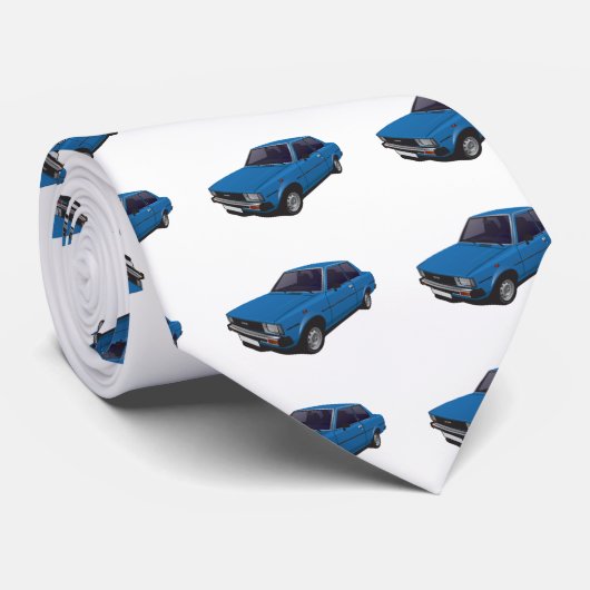 Toyota Corolla DX KE70 2-deuroblauw Stropdas (Opgerold)