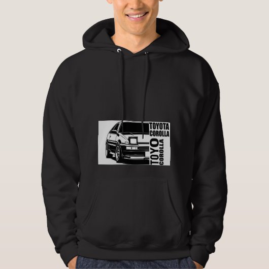 Toyota Corolla in T-shirt (Voorkant)