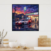 Toyota Corolla Levin AE101 Toercar Poster (Keuken)
