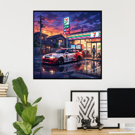 Toyota Corolla Levin AE101 Toercar Poster