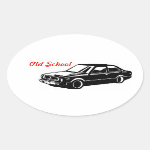 toyota corolla Te31 Old School Ovale Sticker
