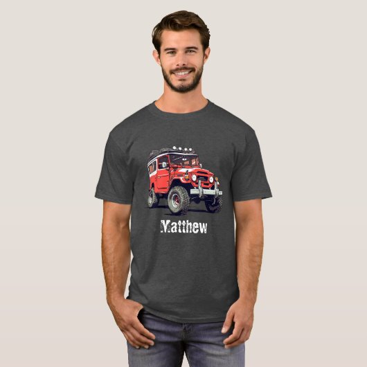  Toyota FJ40 Land Cruiser T-shirt (Voorkant volledig)