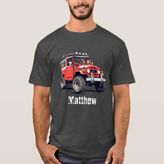  Toyota FJ40 Land Cruiser T-shirt (Voorkant)