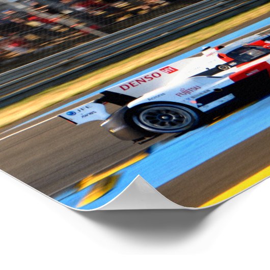 Toyota GR010 Hybrid 24 uur Le Mans 2022 Poster (Hoek)