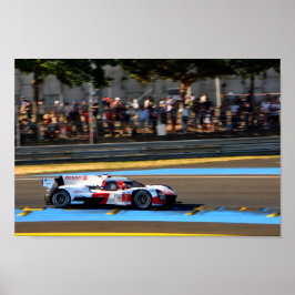 Toyota GR010 Hybrid 24 uur Le Mans 2022 Poster