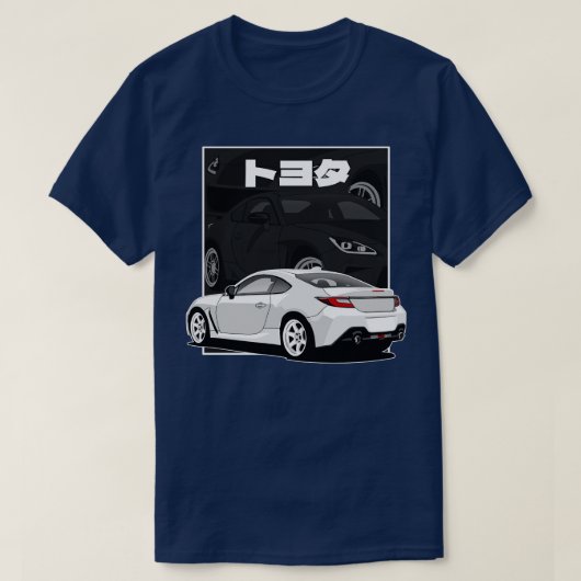 Toyota GR86 Japanse strips T-shirt (Design voorkant)