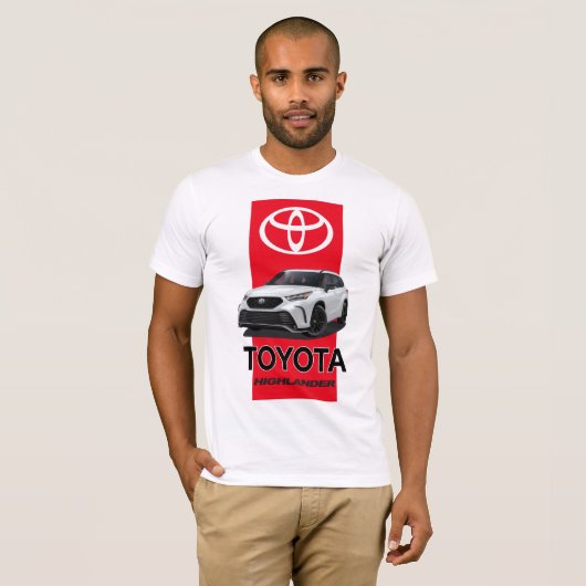 Toyota Highlander T-shirt (Voorkant volledig)