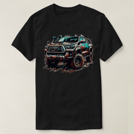 Toyota Hilux 10 T-shirt (Design voorkant)